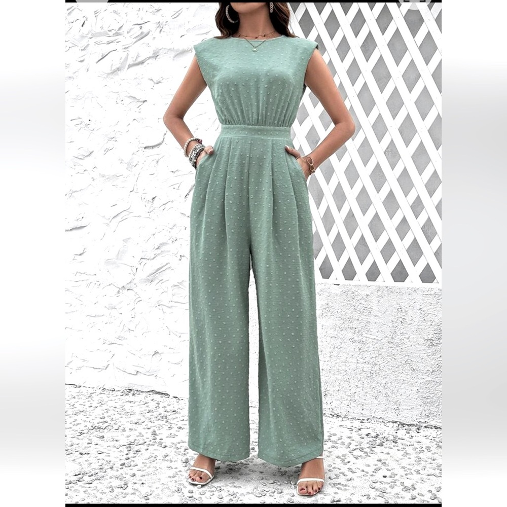 SHEIN lightweight sleeveless jumpsuit